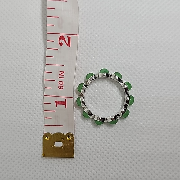 Ross-Simons Jade Eternity Band in Sterling Silver - Picture 5 of 10